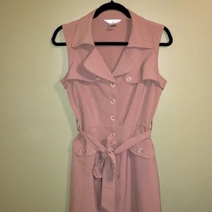 Sleeveless Trench Coat/Dress